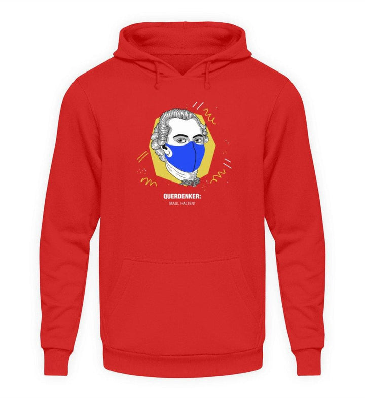 QUERDENKER: MAUL HALTEN HOODIE BUBEN • IMMANUEL KANT-HARLEKINSHOP