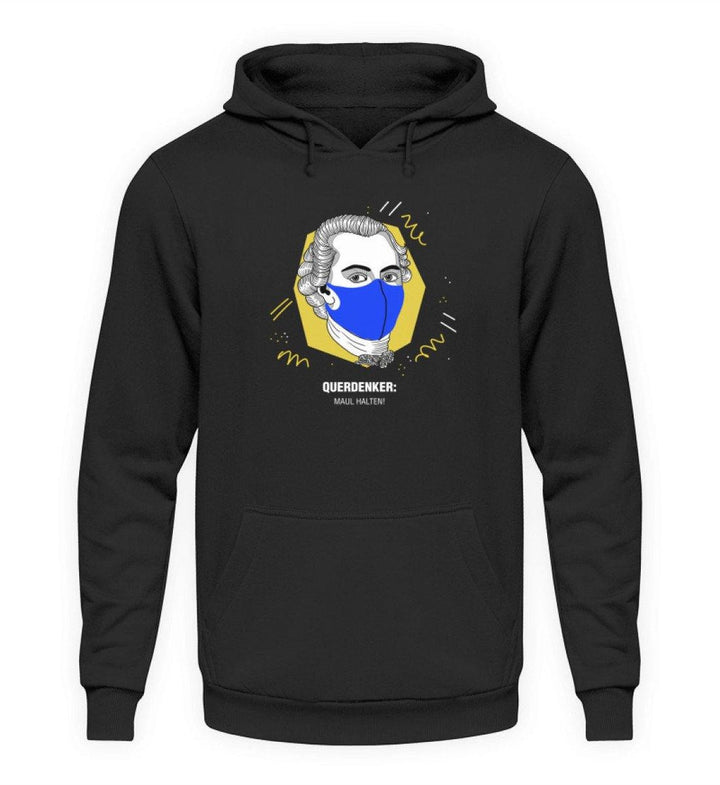 QUERDENKER: MAUL HALTEN HOODIE BUBEN • IMMANUEL KANT-HARLEKINSHOP