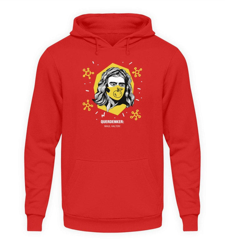 QUERDENKER: MAUL HALTEN HOODIE BUBEN • ISAAC NEWTON-HARLEKINSHOP