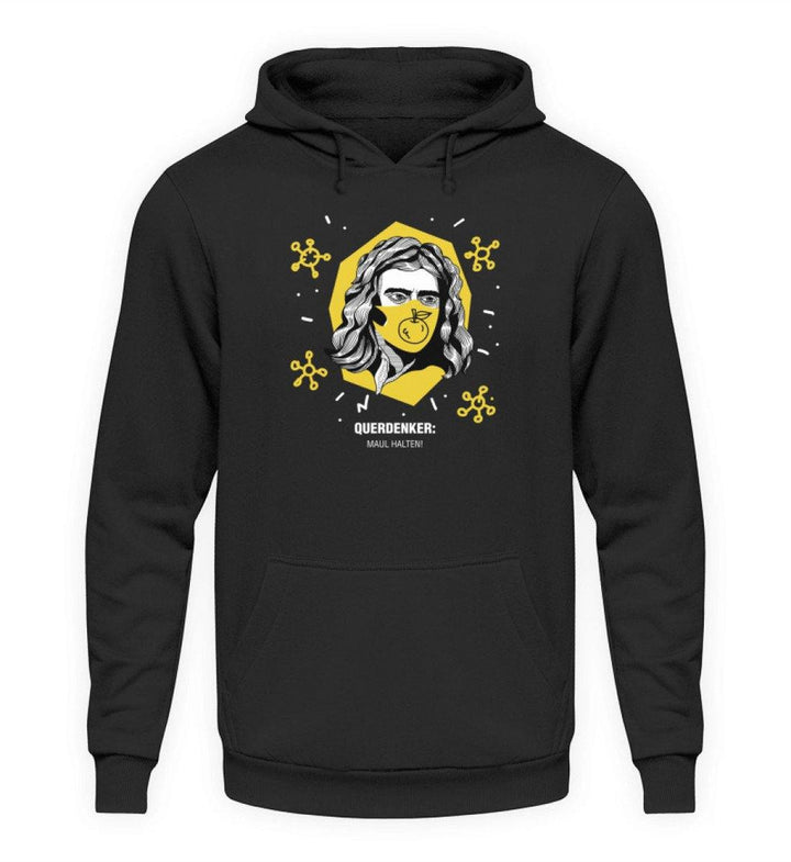 QUERDENKER: MAUL HALTEN HOODIE BUBEN • ISAAC NEWTON-HARLEKINSHOP