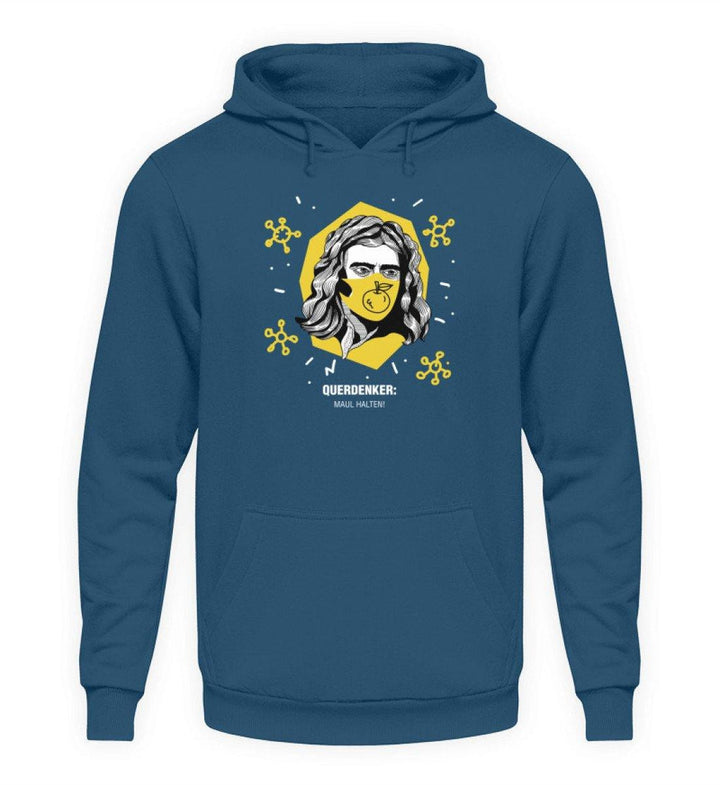 QUERDENKER: MAUL HALTEN HOODIE BUBEN • ISAAC NEWTON-HARLEKINSHOP
