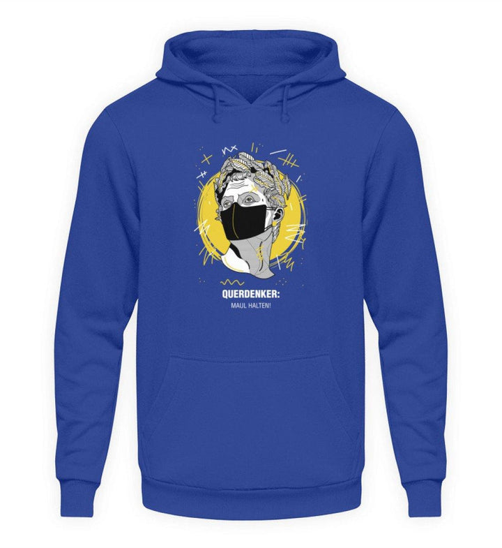 QUERDENKER: MAUL HALTEN HOODIE BUBEN • JULIUS CÄSAR-HARLEKINSHOP