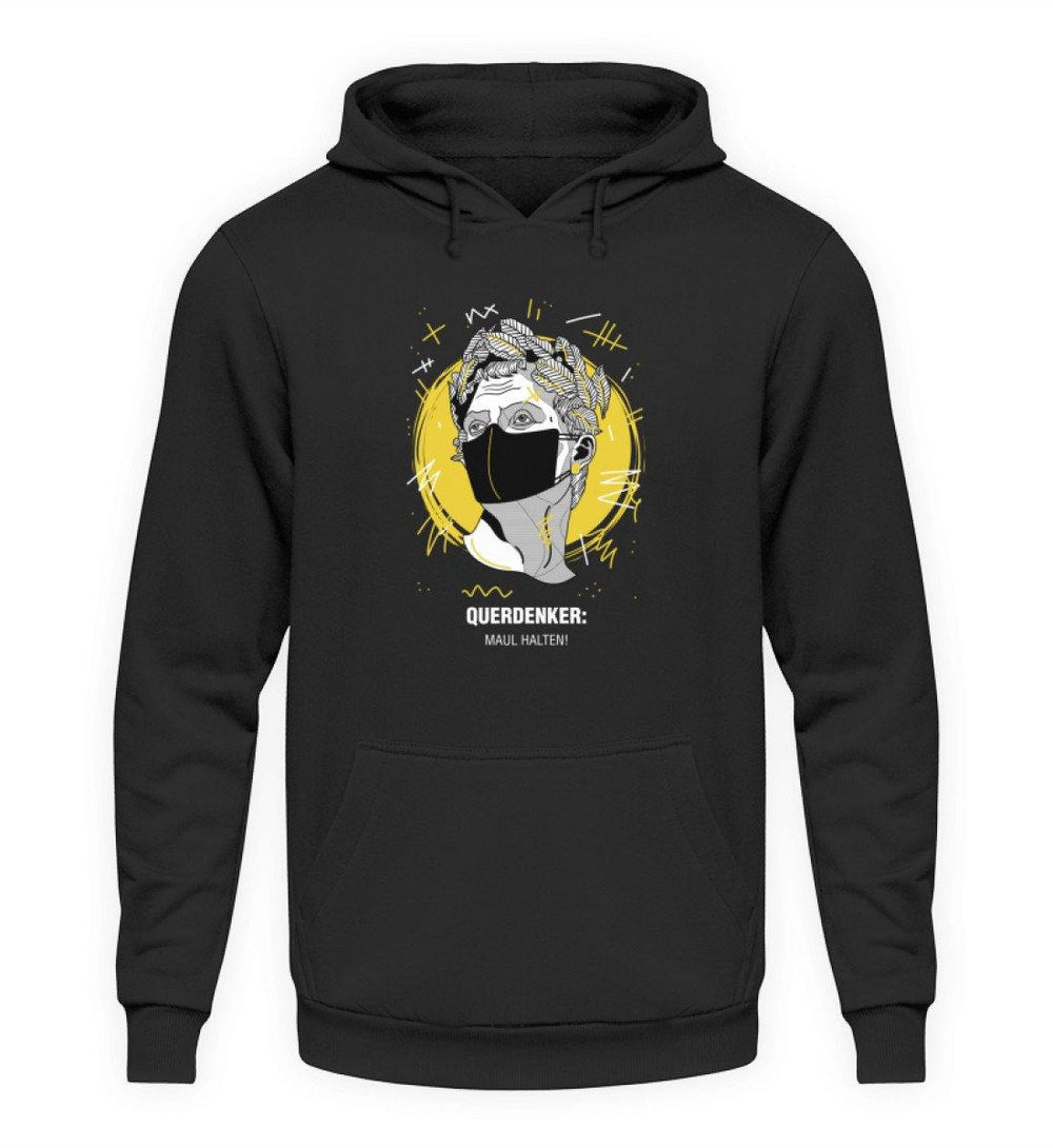 QUERDENKER: MAUL HALTEN HOODIE BUBEN • JULIUS CÄSAR-HARLEKINSHOP