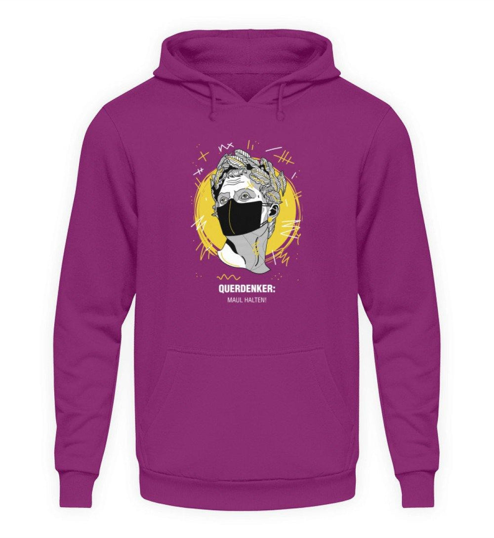 QUERDENKER: MAUL HALTEN HOODIE BUBEN • JULIUS CÄSAR-HARLEKINSHOP