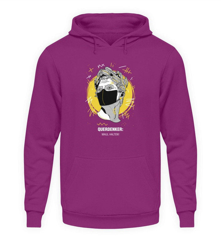 QUERDENKER: MAUL HALTEN HOODIE BUBEN • JULIUS CÄSAR-HARLEKINSHOP