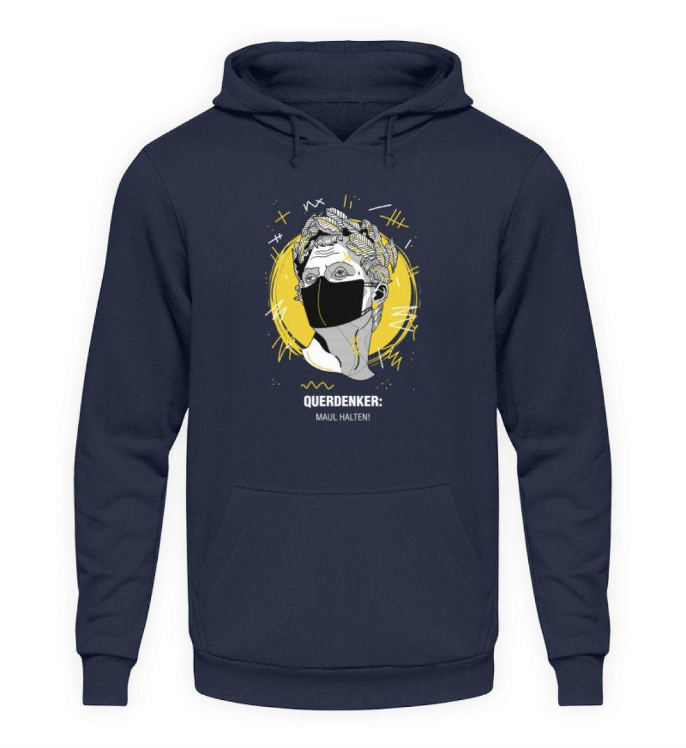 QUERDENKER: MAUL HALTEN HOODIE BUBEN • JULIUS CÄSAR-HARLEKINSHOP