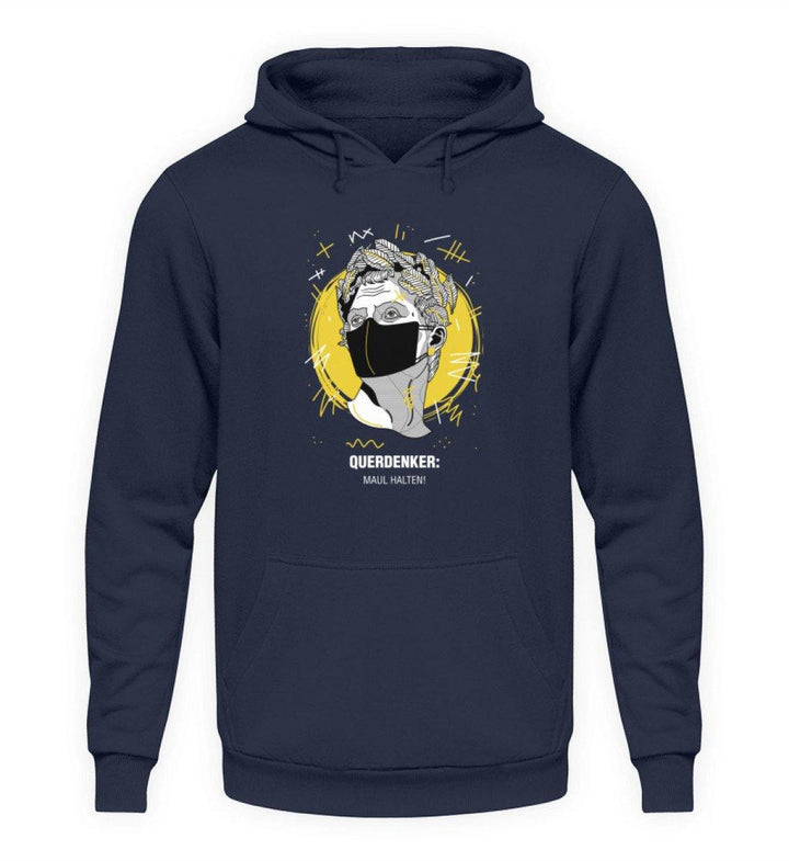 QUERDENKER: MAUL HALTEN HOODIE BUBEN • JULIUS CÄSAR-HARLEKINSHOP