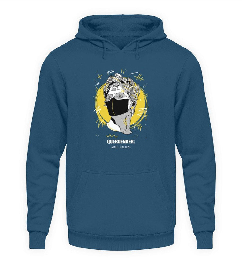 QUERDENKER: MAUL HALTEN HOODIE BUBEN • JULIUS CÄSAR-HARLEKINSHOP