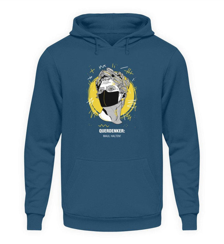 QUERDENKER: MAUL HALTEN HOODIE BUBEN • JULIUS CÄSAR-HARLEKINSHOP