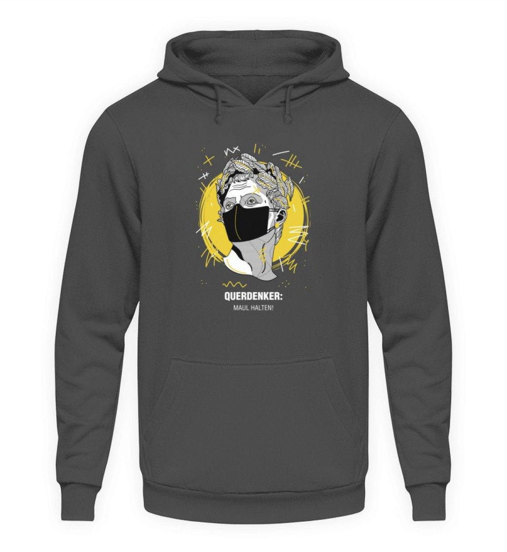 QUERDENKER: MAUL HALTEN HOODIE BUBEN • JULIUS CÄSAR-HARLEKINSHOP
