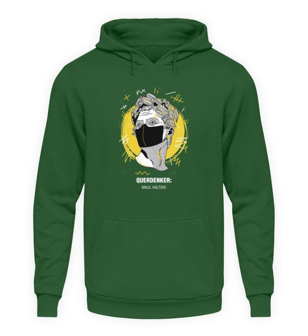 QUERDENKER: MAUL HALTEN HOODIE BUBEN • JULIUS CÄSAR-HARLEKINSHOP
