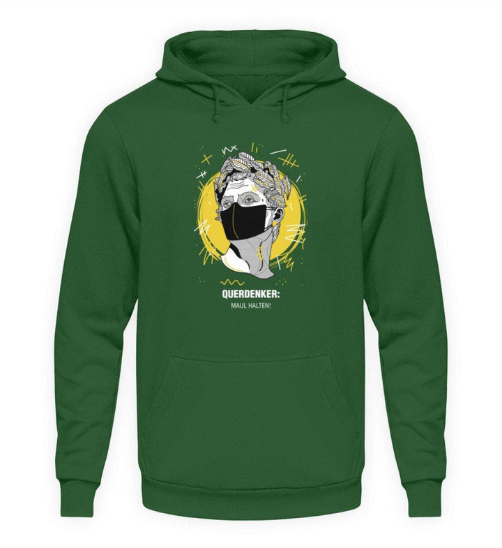 QUERDENKER: MAUL HALTEN HOODIE BUBEN • JULIUS CÄSAR-HARLEKINSHOP