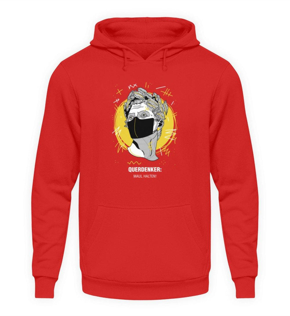 QUERDENKER: MAUL HALTEN HOODIE BUBEN • JULIUS CÄSAR-HARLEKINSHOP