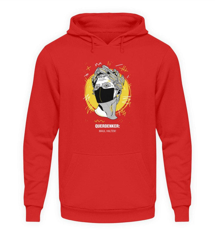 QUERDENKER: MAUL HALTEN HOODIE BUBEN • JULIUS CÄSAR-HARLEKINSHOP