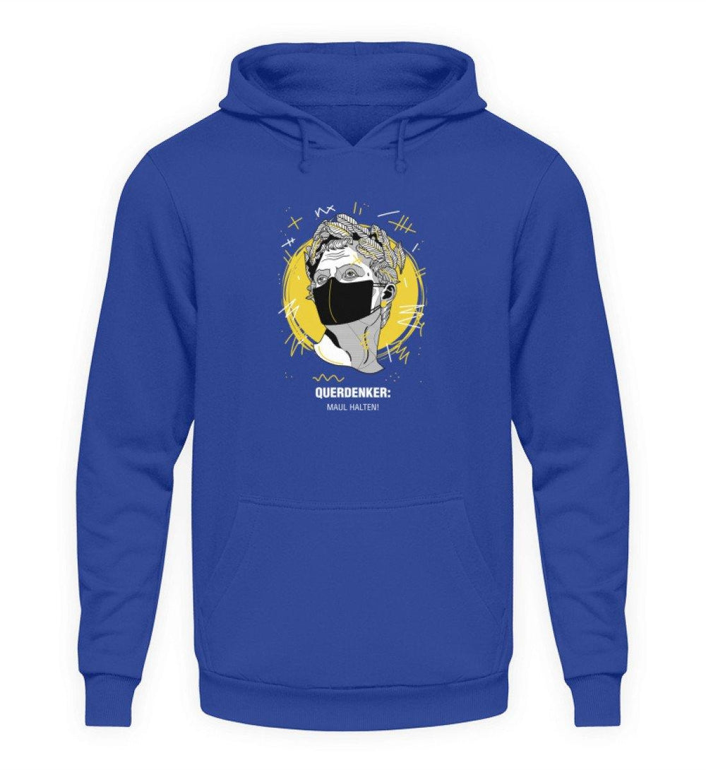 QUERDENKER: MAUL HALTEN HOODIE MÄDELS • JULIUS CÄSAR-HARLEKINSHOP
