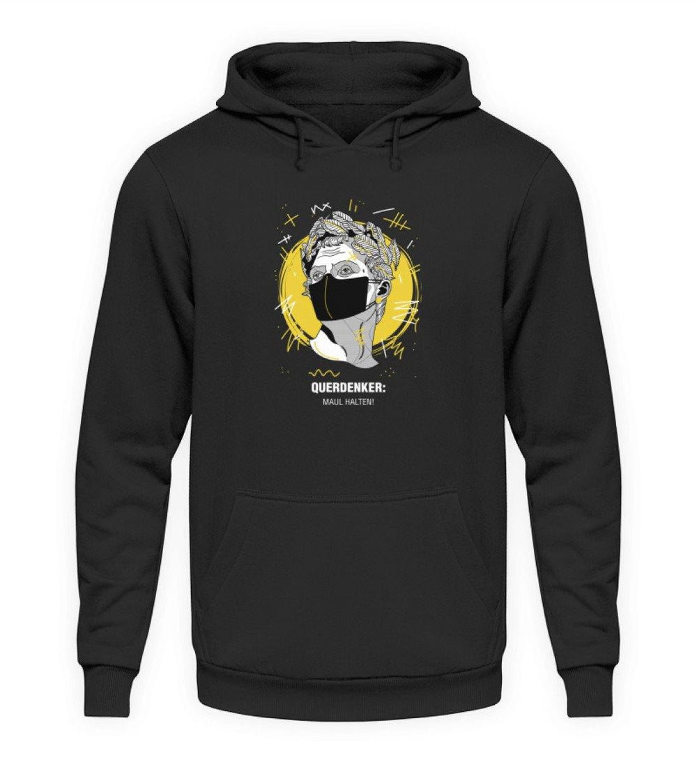 QUERDENKER: MAUL HALTEN HOODIE MÄDELS • JULIUS CÄSAR-HARLEKINSHOP