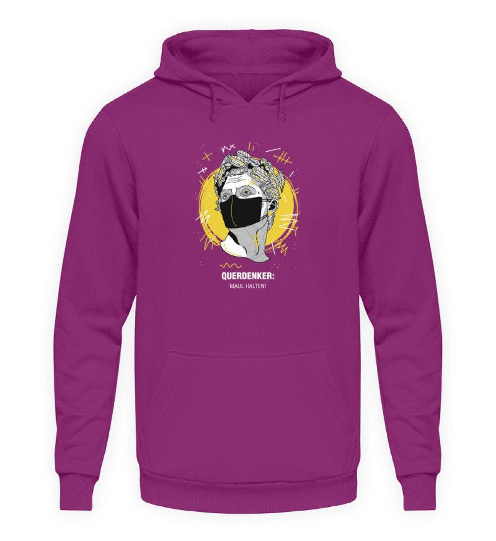 QUERDENKER: MAUL HALTEN HOODIE MÄDELS • JULIUS CÄSAR-HARLEKINSHOP