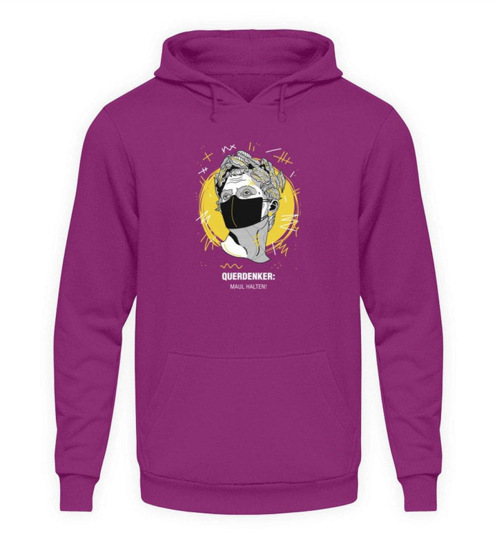 QUERDENKER: MAUL HALTEN HOODIE MÄDELS • JULIUS CÄSAR-HARLEKINSHOP