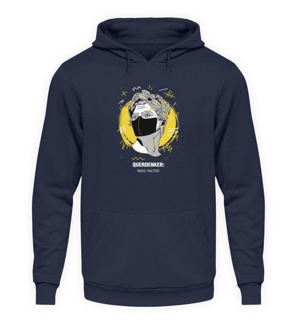 QUERDENKER: MAUL HALTEN HOODIE MÄDELS • JULIUS CÄSAR-HARLEKINSHOP