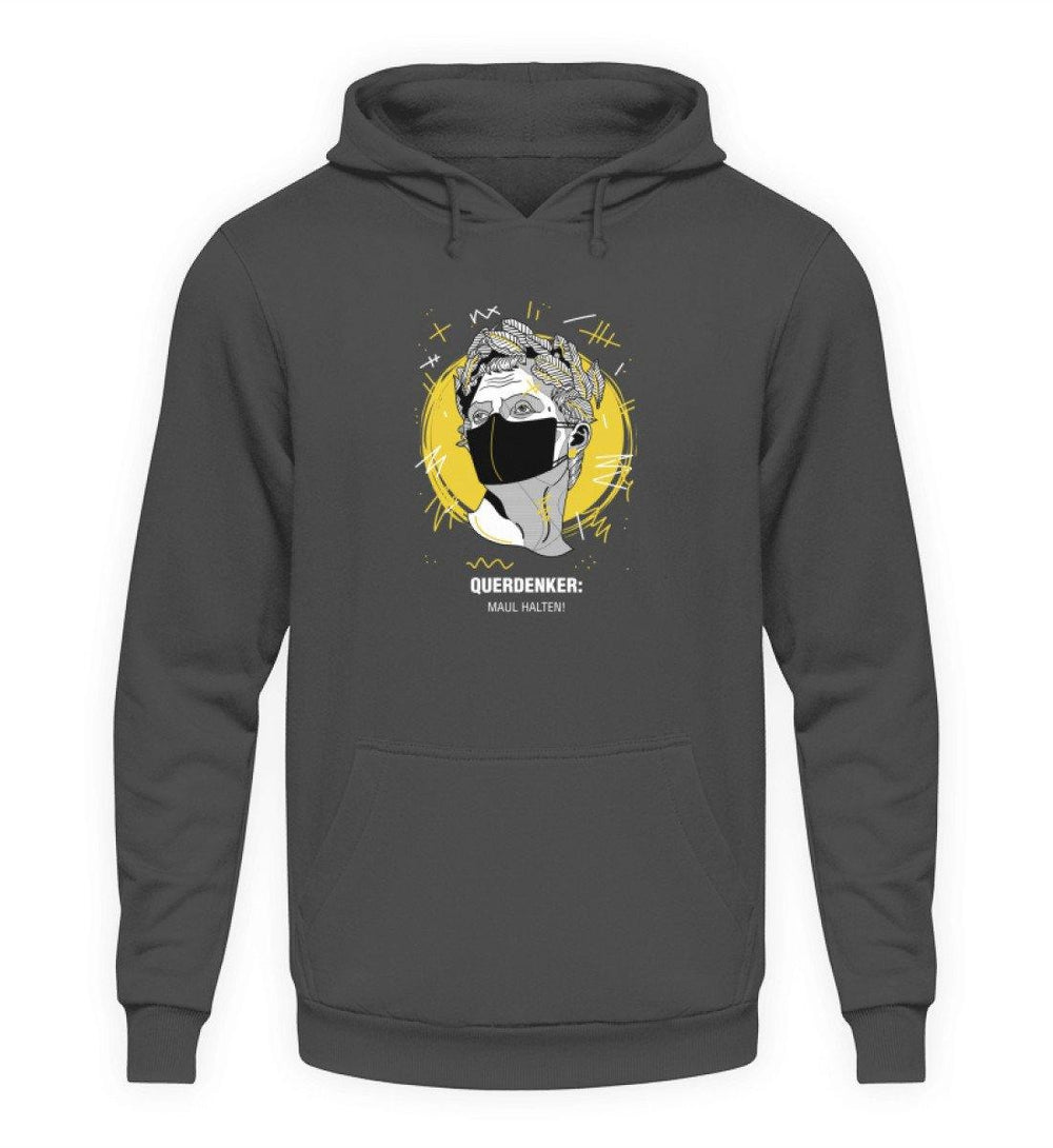 QUERDENKER: MAUL HALTEN HOODIE MÄDELS • JULIUS CÄSAR-HARLEKINSHOP