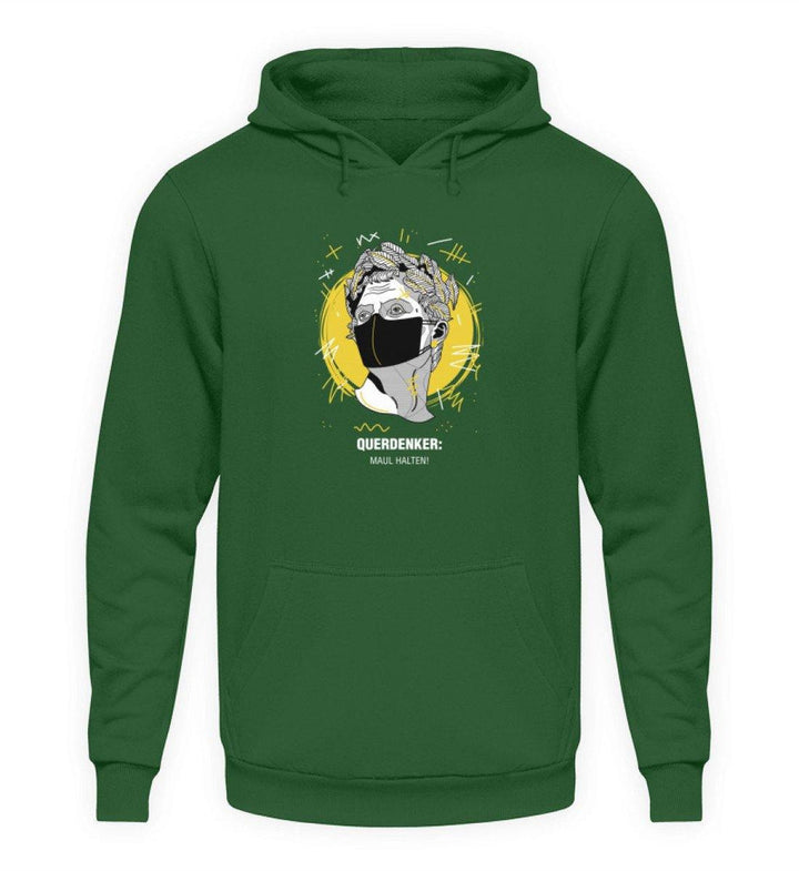 QUERDENKER: MAUL HALTEN HOODIE MÄDELS • JULIUS CÄSAR-HARLEKINSHOP