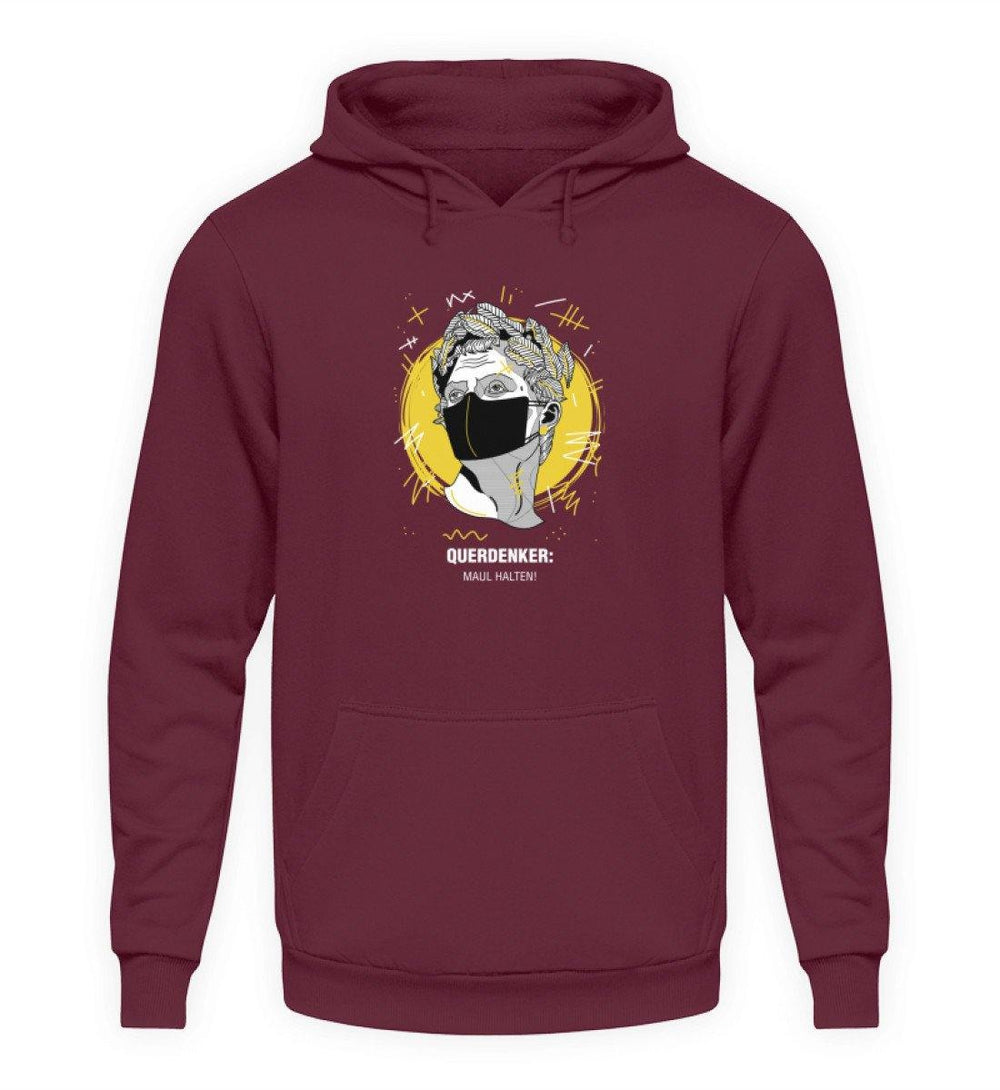 QUERDENKER: MAUL HALTEN HOODIE MÄDELS • JULIUS CÄSAR-HARLEKINSHOP