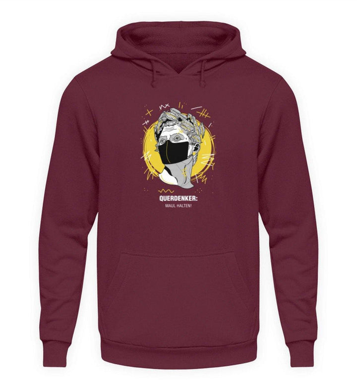 QUERDENKER: MAUL HALTEN HOODIE MÄDELS • JULIUS CÄSAR-HARLEKINSHOP