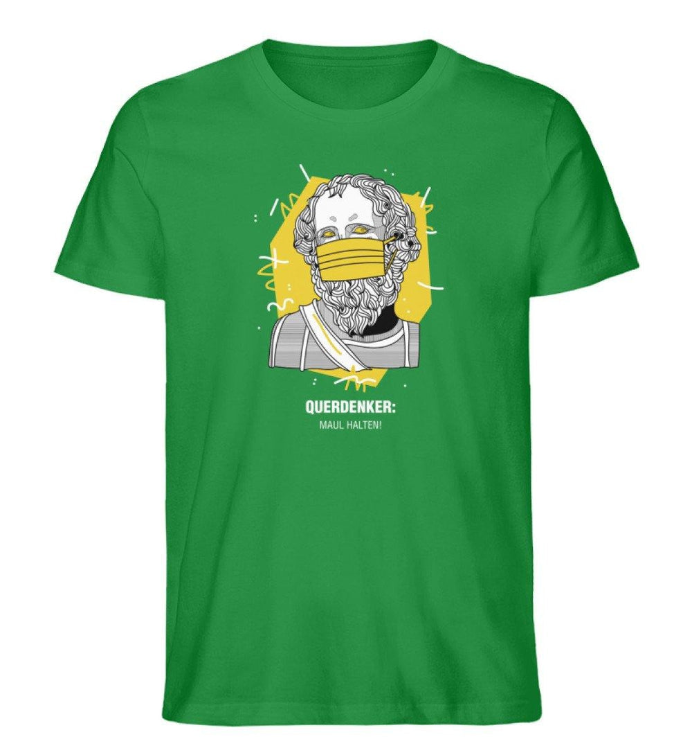 QUERDENKER: MAUL HALTEN ORGANIC SHIRT BUBEN • ARCHIMEDES-HARLEKINSHOP