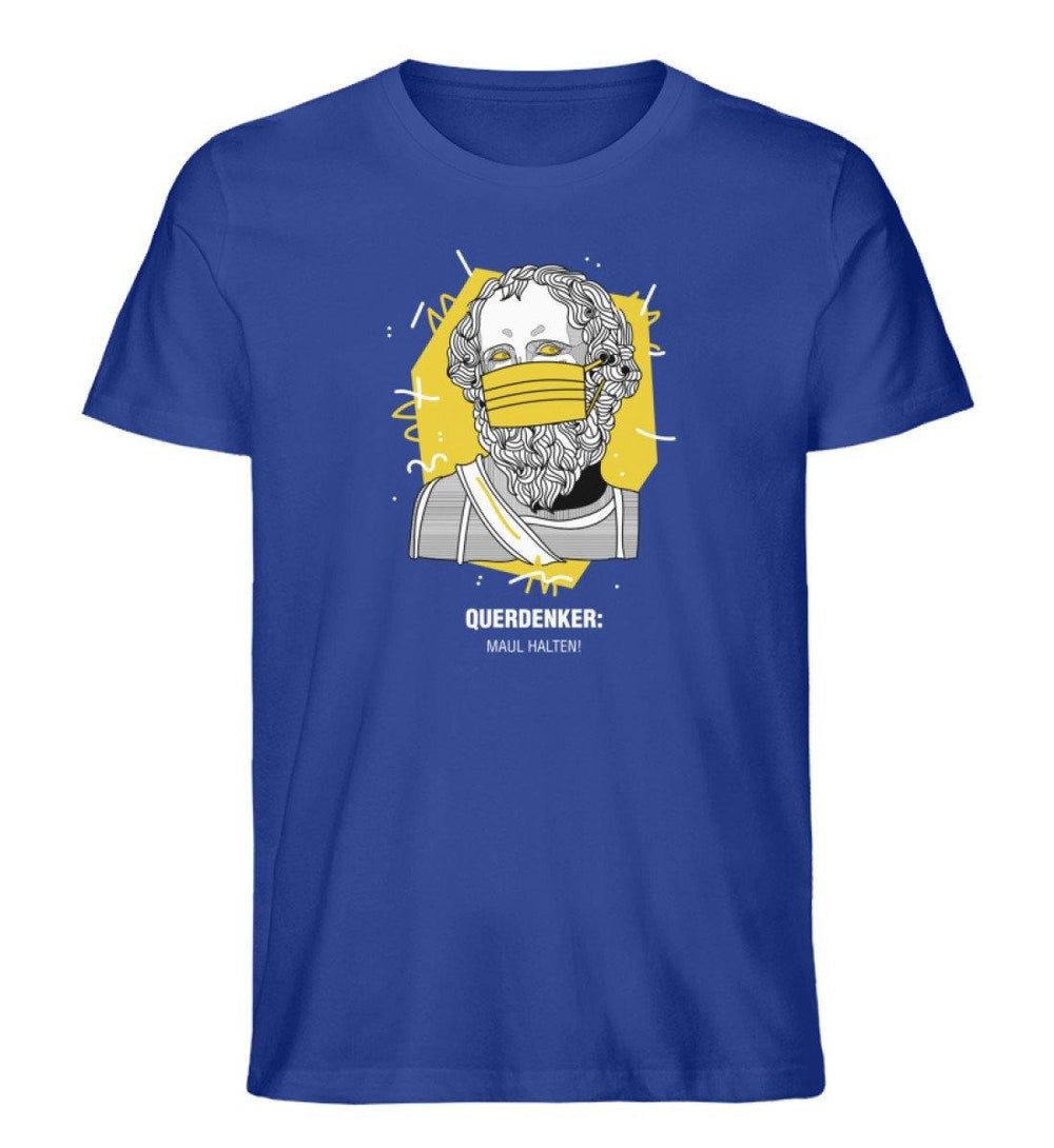 QUERDENKER: MAUL HALTEN ORGANIC SHIRT BUBEN • ARCHIMEDES-HARLEKINSHOP