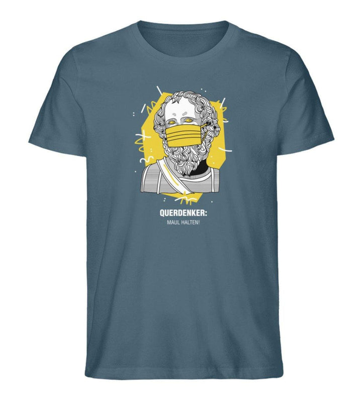 QUERDENKER: MAUL HALTEN ORGANIC SHIRT BUBEN • ARCHIMEDES-HARLEKINSHOP