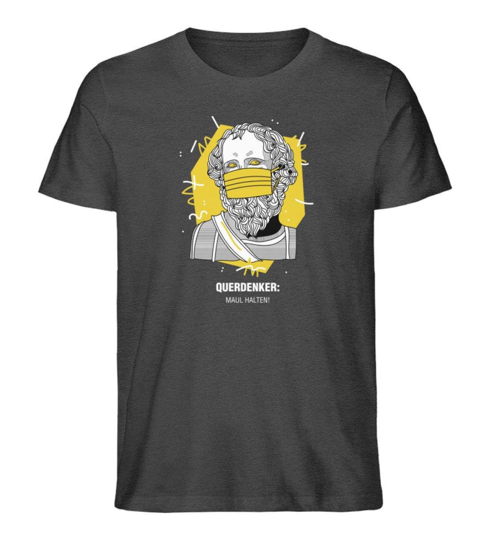 QUERDENKER: MAUL HALTEN ORGANIC SHIRT BUBEN • ARCHIMEDES-HARLEKINSHOP