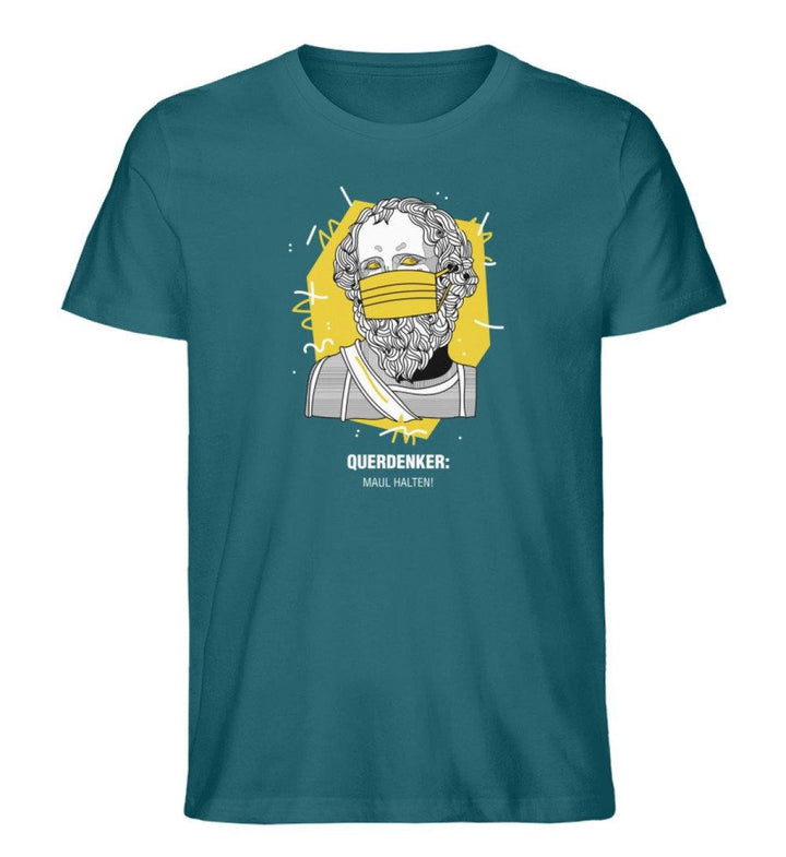 QUERDENKER: MAUL HALTEN ORGANIC SHIRT BUBEN • ARCHIMEDES-HARLEKINSHOP
