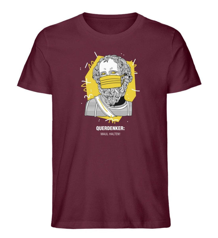QUERDENKER: MAUL HALTEN ORGANIC SHIRT BUBEN • ARCHIMEDES-HARLEKINSHOP