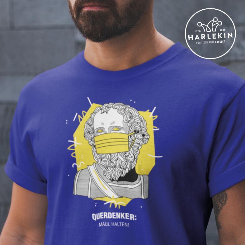 QUERDENKER: MAUL HALTEN ORGANIC SHIRT BUBEN • ARCHIMEDES-HARLEKINSHOP