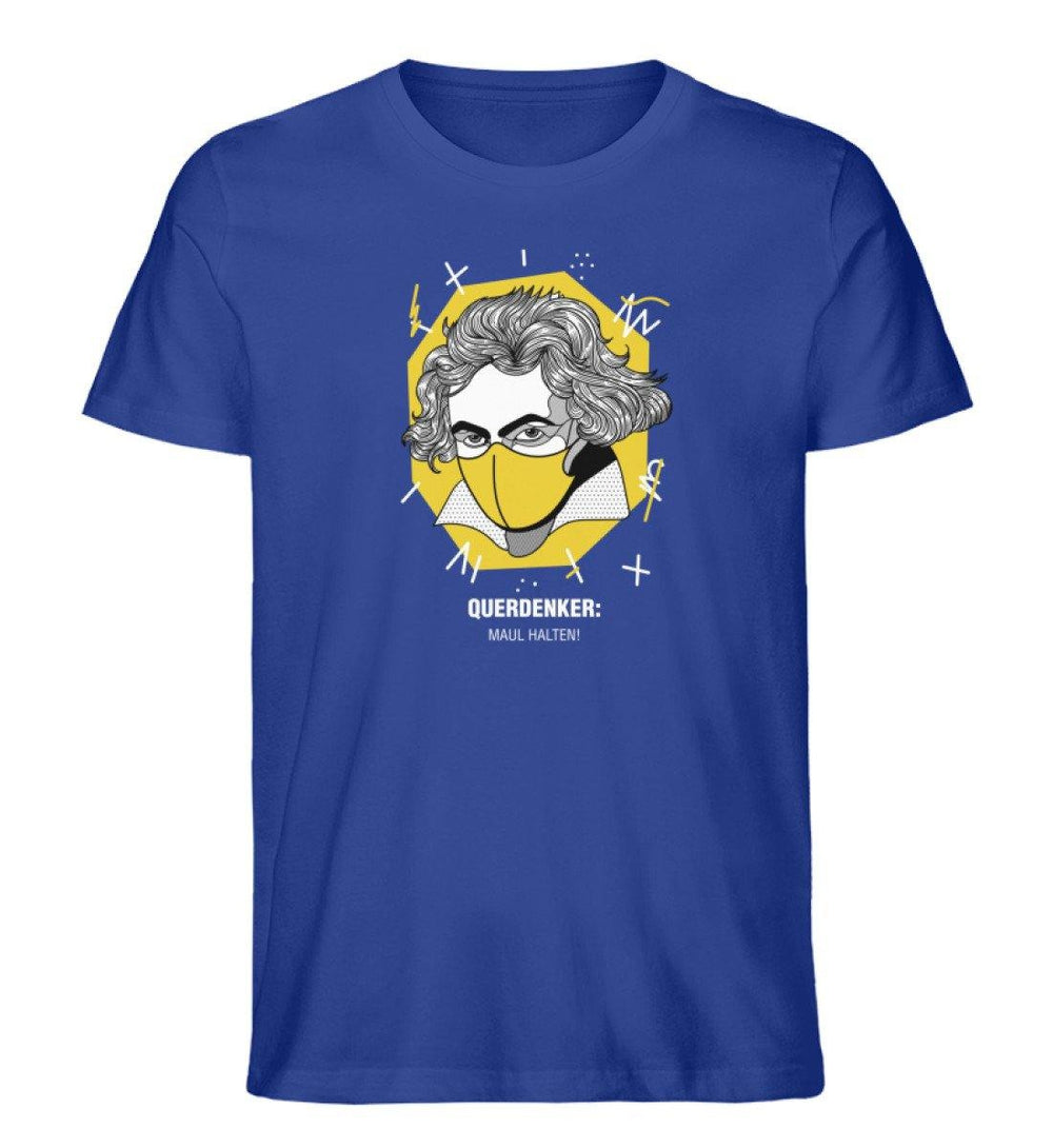 QUERDENKER: MAUL HALTEN ORGANIC SHIRT BUBEN • BEETHOVEN-HARLEKINSHOP