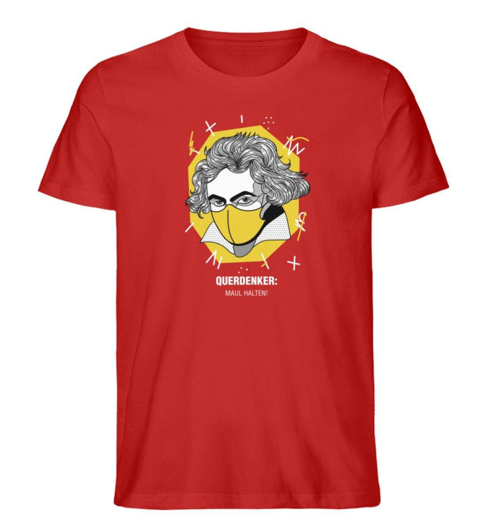 QUERDENKER: MAUL HALTEN ORGANIC SHIRT BUBEN • BEETHOVEN-HARLEKINSHOP