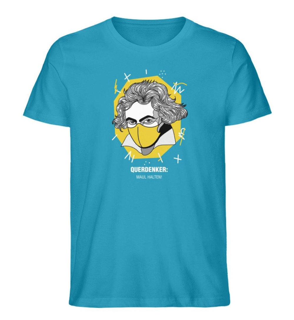 QUERDENKER: MAUL HALTEN ORGANIC SHIRT BUBEN • BEETHOVEN-HARLEKINSHOP