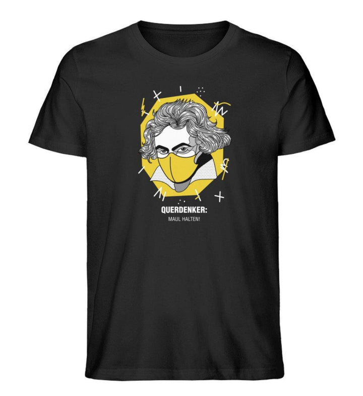 QUERDENKER: MAUL HALTEN ORGANIC SHIRT BUBEN • BEETHOVEN-HARLEKINSHOP