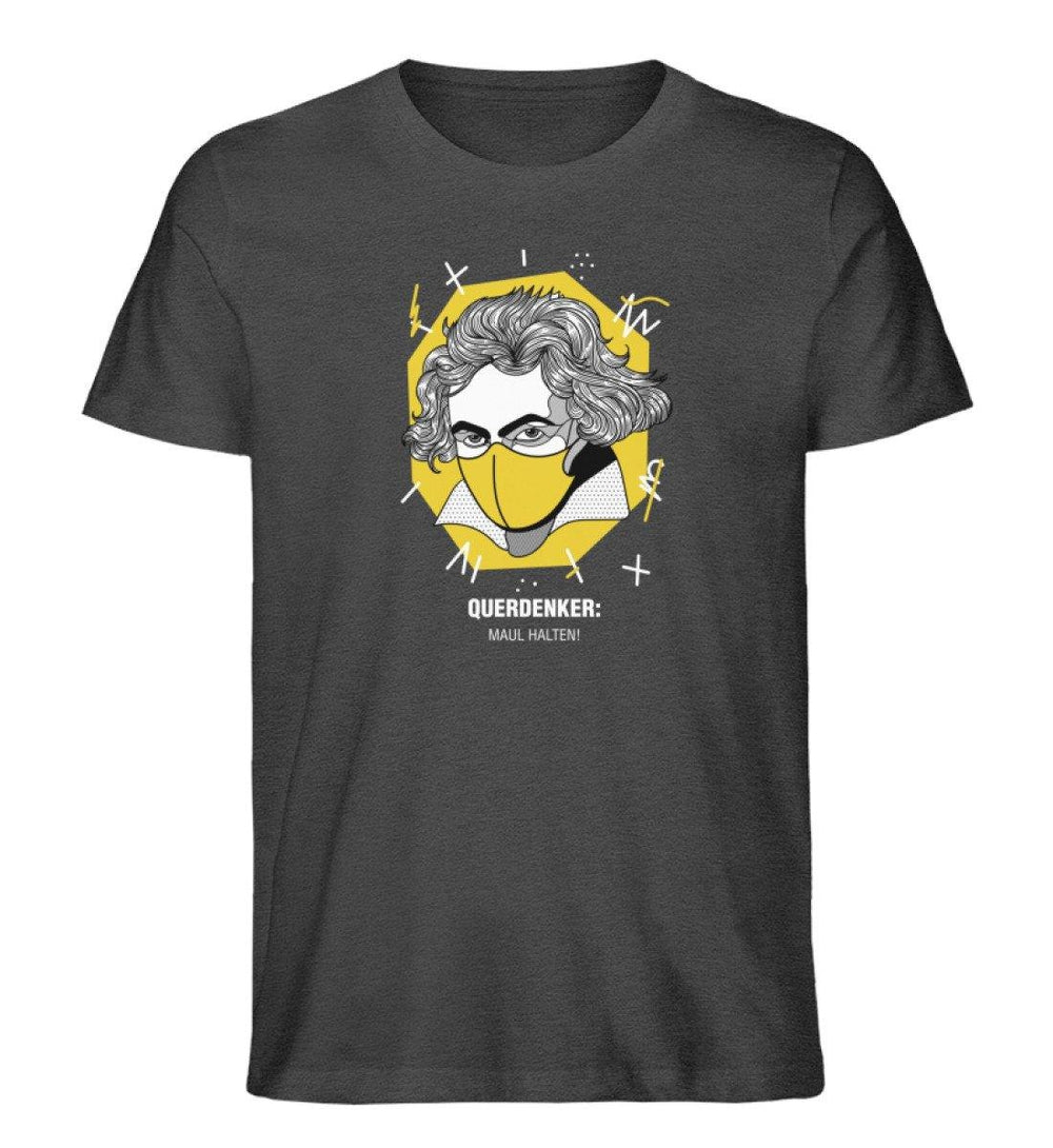 QUERDENKER: MAUL HALTEN ORGANIC SHIRT BUBEN • BEETHOVEN-HARLEKINSHOP