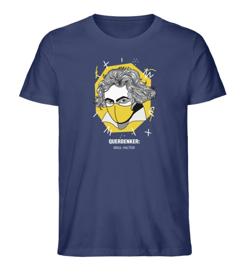 QUERDENKER: MAUL HALTEN ORGANIC SHIRT BUBEN • BEETHOVEN-HARLEKINSHOP