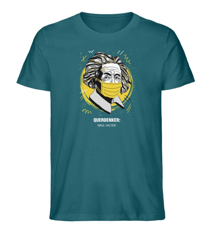 QUERDENKER: MAUL HALTEN ORGANIC SHIRT BUBEN • EINSTEIN-HARLEKINSHOP
