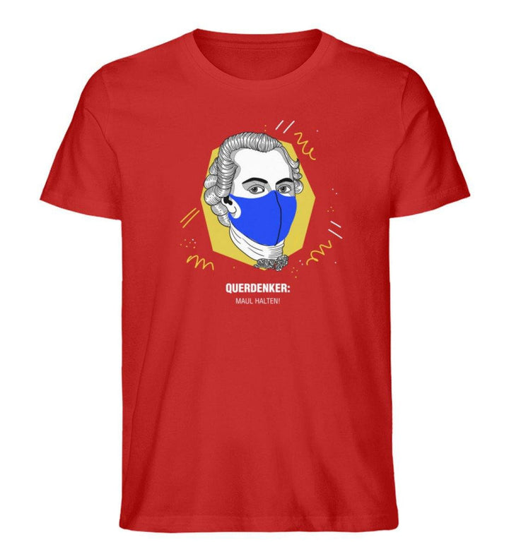QUERDENKER: MAUL HALTEN ORGANIC SHIRT BUBEN • IMMANUEL KANT-HARLEKINSHOP