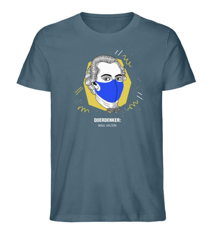 QUERDENKER: MAUL HALTEN ORGANIC SHIRT BUBEN • IMMANUEL KANT-HARLEKINSHOP