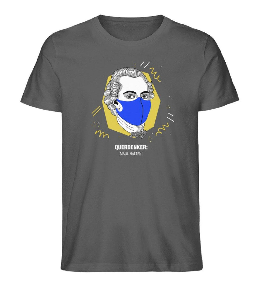 QUERDENKER: MAUL HALTEN ORGANIC SHIRT BUBEN • IMMANUEL KANT-HARLEKINSHOP