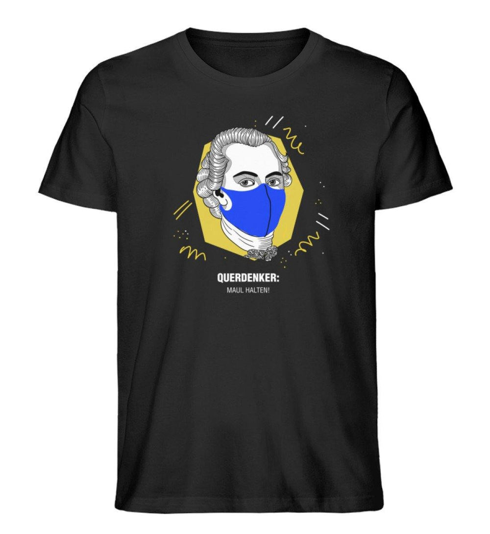 QUERDENKER: MAUL HALTEN ORGANIC SHIRT BUBEN • IMMANUEL KANT-HARLEKINSHOP