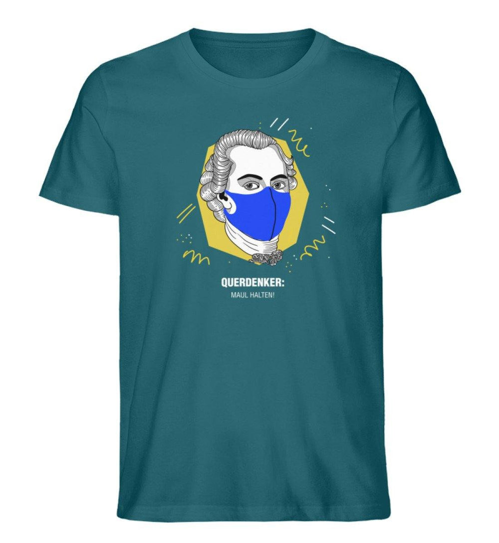 QUERDENKER: MAUL HALTEN ORGANIC SHIRT BUBEN • IMMANUEL KANT-HARLEKINSHOP