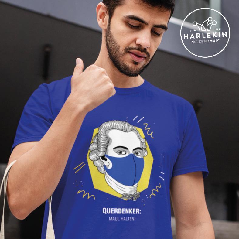 QUERDENKER: MAUL HALTEN ORGANIC SHIRT BUBEN • IMMANUEL KANT-HARLEKINSHOP