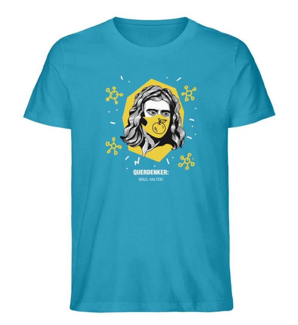 QUERDENKER: MAUL HALTEN ORGANIC SHIRT BUBEN • ISAAC NEWTON-HARLEKINSHOP