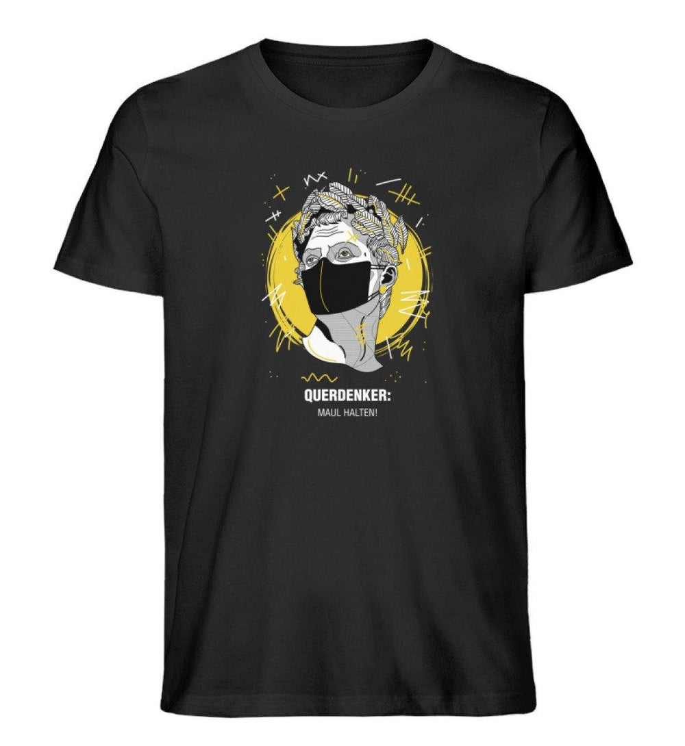 QUERDENKER: MAUL HALTEN ORGANIC SHIRT BUBEN • JULIUS CÄSAR-HARLEKINSHOP