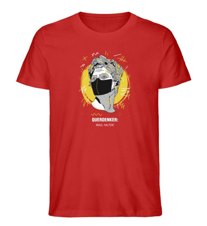 QUERDENKER: MAUL HALTEN ORGANIC SHIRT BUBEN • JULIUS CÄSAR-HARLEKINSHOP